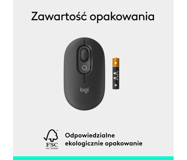 LOGITECH POP ICON Mouse grafit 910-007412 - 1276199 - zdjęcie 15